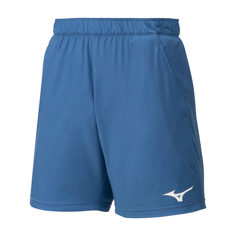 Mens Mizuno 8 in Flex Shorts Blue Philippines (HEWNBK476)